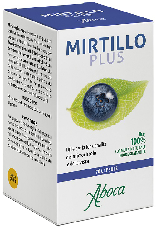 ABOCA MIRTILLO PLUS DA 70 OPERCOLI - maxifarmacia.it