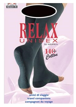 RELAX UNISEX 140 GAMBALETTO COTTON PUNTA APERTA BLU SCURO 4XL - maxifarmacia.it