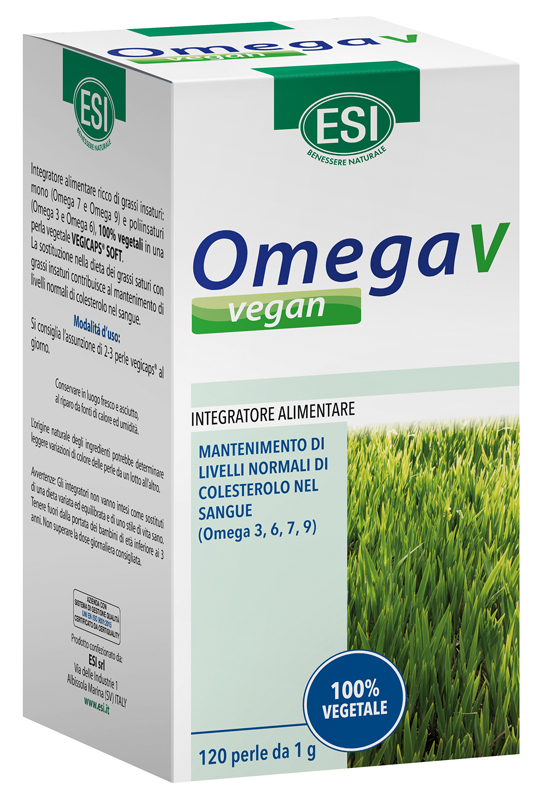 ESI OMEGA V VEGAN 120 CAPSULE MOLLI SENZA GLUTINE - maxifarmacia.it