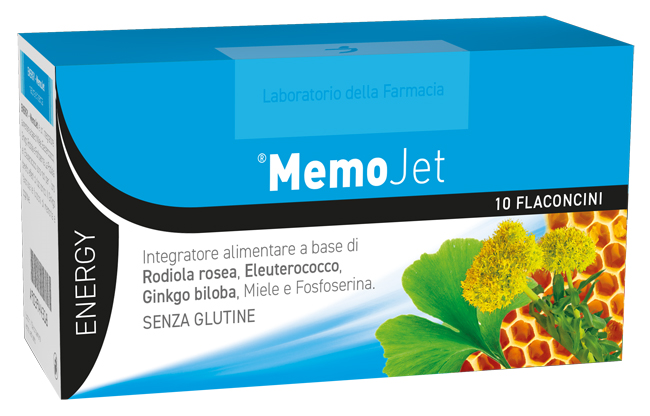LABORATORIO DELLA FARMACIA MEMO JET 10 FLACONCINI 10 ML LINEA ENERGY - maxifarmacia.it