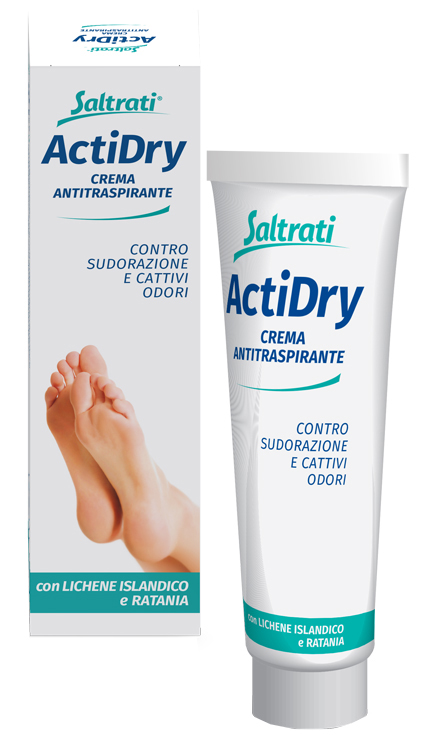 SALTRATI ACTIDRY CREMA ANTITRASPIRANTE 100 ML - maxifarmacia.it
