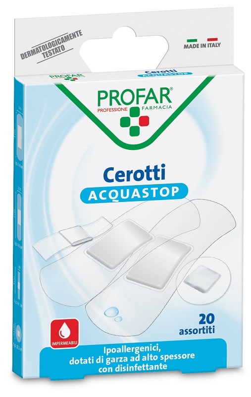 CEROTTO ACQUASTOP ASSORTITI PROFAR 20 PEZZI - maxifarmacia.it