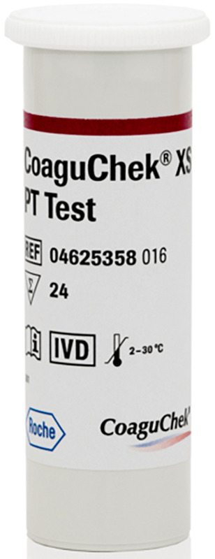 STRISCE REATTIVE PER APPARECCHIO AUTODIAGNOSTICO COAGUCHEK XS PT TEST 6 PEZZI - maxifarmacia.it