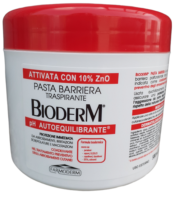 BIODERM PASTA BARRIERA ZINCO 500 ML - maxifarmacia.it