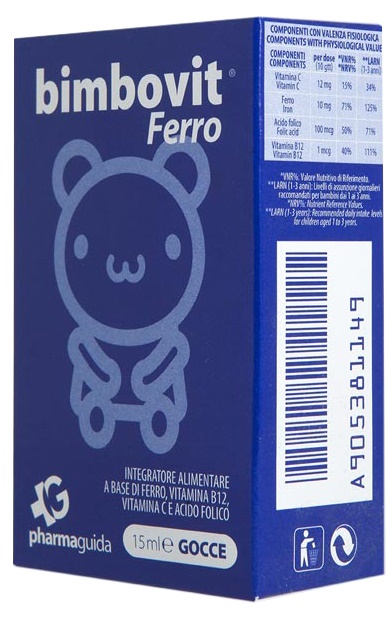 BIMBOVIT FERRO GOCCE 15 ML - maxifarmacia.it