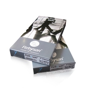 LEI E LUI CALZINO BLU 3 FLEBYSAN - maxifarmacia.it