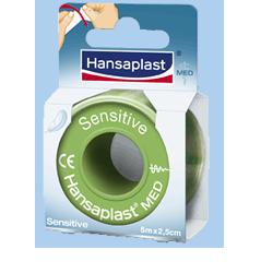 CEROTTO ROCCHETTO HANSAPLAST SENSITIVE 5MX2,50CM 1 PEZZO - maxifarmacia.it