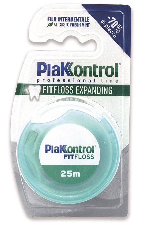 PLAKKONTROL FIT FLOSS FILO 25 M - maxifarmacia.it