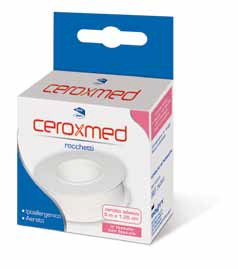 CEROTTO ADESIVO IN ROCCHETTO CEROXMED IN TESSUTO NON TESSUTO AERATO IPOALLERGENICO BIANCO 500X1,25 CM 1 PEZZO - maxifarmacia.it