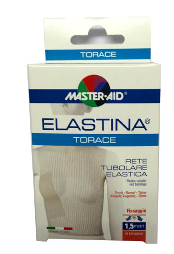 RETE TUBOLARE ELASTICA IPOALLERGENICA MASTER-AID ELASTINA TORACE 5 MT IN TENSIONE CALIBRO 8 CM - maxifarmacia.it