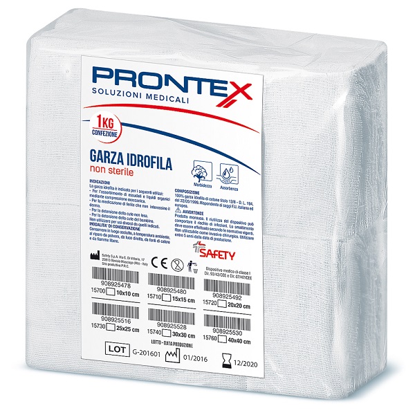 PRONTEX GARZA 40X40CM 1KG - maxifarmacia.it