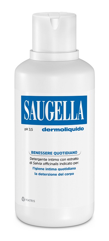 SAUGELLA DERMOLIQUIDO PH 3,5 DETERGENTE INTIMO QUOTIDIANO 500 ML - maxifarmacia.it