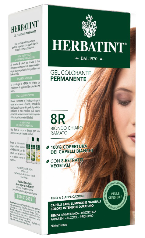 HERBATINT 8R BIONDO CHIARO RAMATO 150 ML - maxifarmacia.it