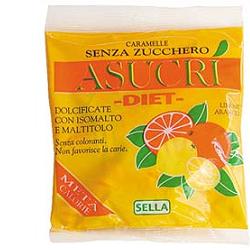 ASUCRI' DIET CARAMELLE ARANCIA LIMONE 40g - maxifarmacia.it