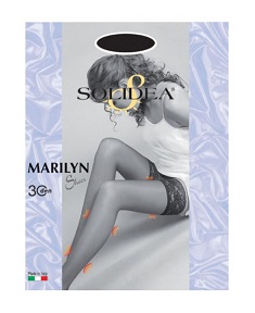 MARILYN 30 SHEER CALZA AUTOREGGENTE SABBIA 2 - maxifarmacia.it