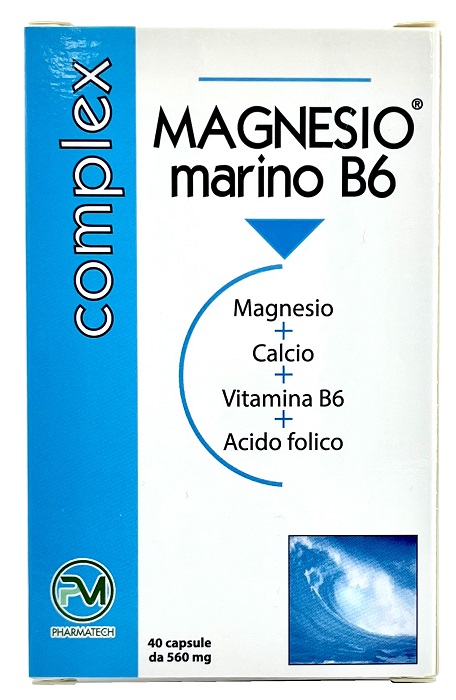 MAGNESIO MARINO B6 40 CAPSULE - maxifarmacia.it