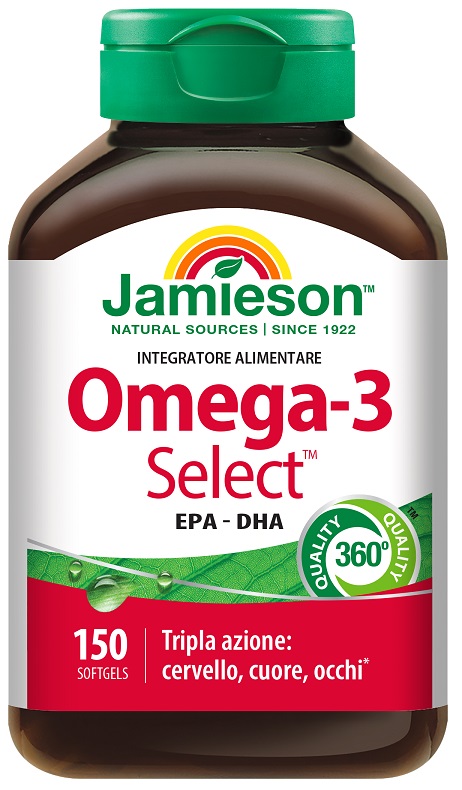 JAMIESON OMEGA-3 SELECT 150 PERLE - maxifarmacia.it