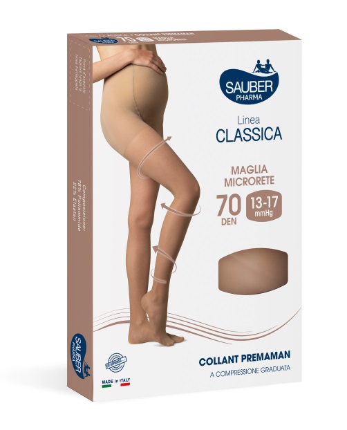 SAUBER COLLANT 70 DENARI PREMAMAN MAGLIA MICRORETE NEUTRO BEIGE 5 LINEA CLASSICA - maxifarmacia.it