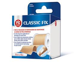CEROTTO IN ROCCHETTO PIC CLASSIC FIX TELA 5X500 CM FUSTELLA - maxifarmacia.it