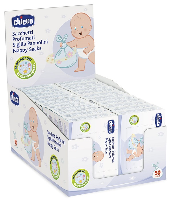 CHICCO SACCHETTI PROFUMATI PANNOLINI - maxifarmacia.it