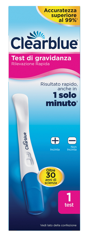 TEST DI GRAVIDANZA CLEARBLUE RILEVAZIONE RAPIDA - maxifarmacia.it