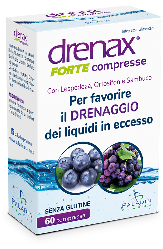 DRENAX FORTE MIRTILLO 60 COMPRESSE - maxifarmacia.it