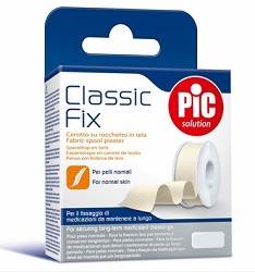 CEROTTO IN ROCCHETTO PIC CLASSIC FIX TELA BIANCO 2,5X500 CM FUSTELLA - maxifarmacia.it