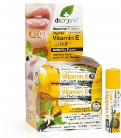 DR ORGANIC VITAMIN E LIP BALM BALSAMO LABBRA 5,7 ML - maxifarmacia.it