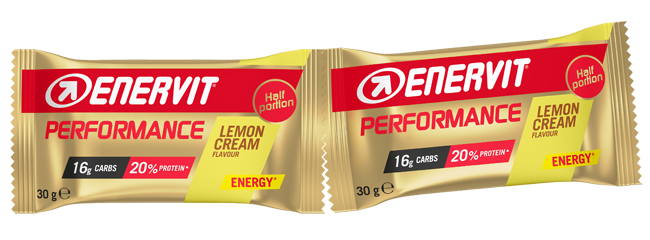 ENERVIT PS DOUBLE LEMON CREAM 2 MEZZE PORZIONI BOX 1 BARRETTA - maxifarmacia.it