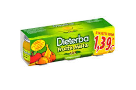 DIETERBA OMOGENEIZZATO FRUTTA MISTA 3 PEZZI 80 G - maxifarmacia.it