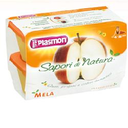 PLASMON SAPORI DI NATURA OMOGENEIZZATO MELA 100 G X 4 PEZZI - maxifarmacia.it