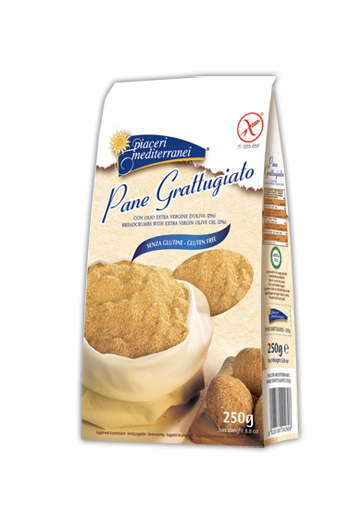 PIACERI MEDITERRANEI PANE GRATTUGGIATO SENZA GLUTINE 250 G - maxifarmacia.it
