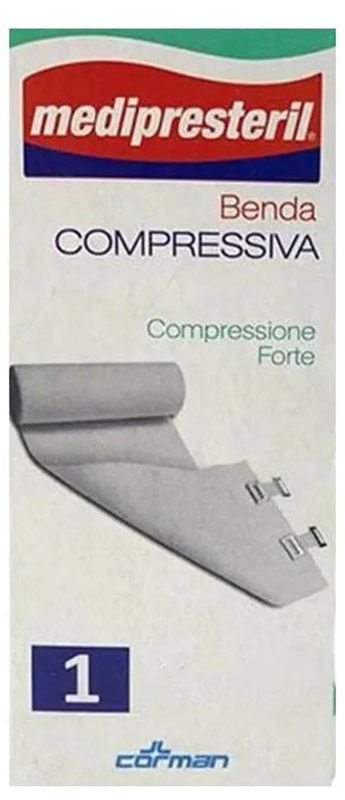 BENDA MEDIPRESTERIL COMPRESSIONE FORTE M4,5X10CM TESI - maxifarmacia.it
