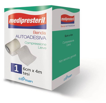BENDA ADESIVA MEDIPRESTERIL 6X400CM - maxifarmacia.it