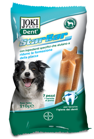 JOKI DENT CLASSIC SACCHETTO 210 G PER CANI DI TAGLIA MEDIA DA 12 A 25 KG - maxifarmacia.it