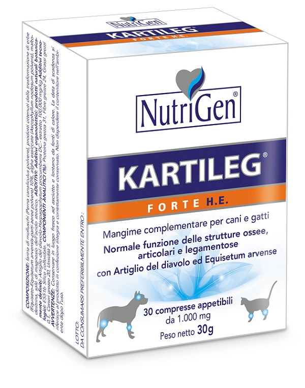 KARTILEG FORTE HE 60 COMPRESSE APPETIBILI NUTRIGEN - maxifarmacia.it