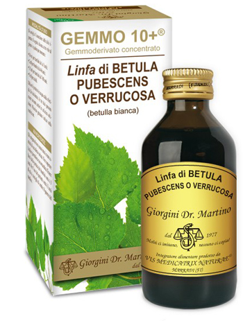 GEMMO 10+ BETULLA B LINFA 100 ML LIQUIDO ANALCOLICO - maxifarmacia.it