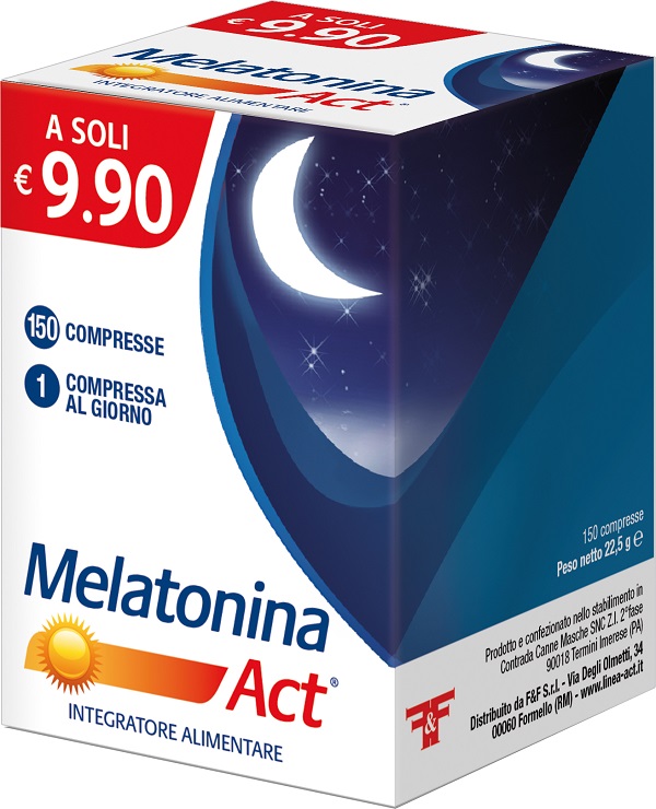 MELATONINA ACT 150 COMPRESSE - maxifarmacia.it