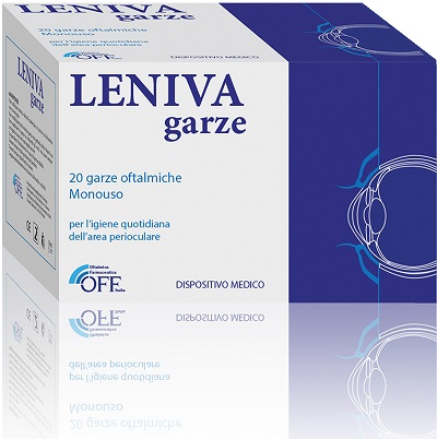 LENIVA GARZE OFTALMICHE 20 PEZZI - maxifarmacia.it
