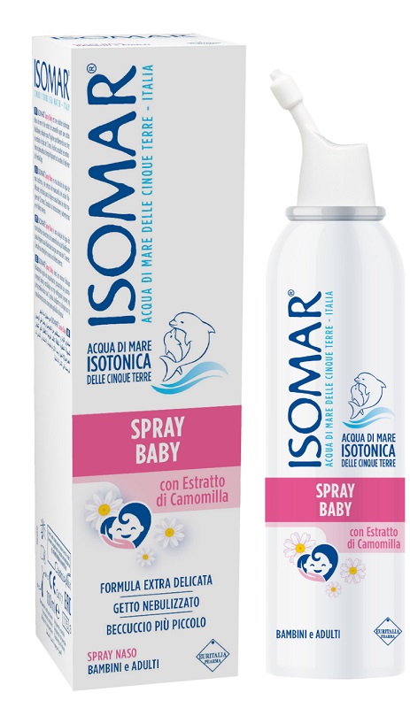 ISOMAR BABY SPRAY CON CAMOMILLA 100 ML - maxifarmacia.it