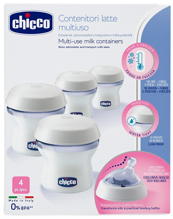 CHICCO CONTENITORE LATTE STEP UP NEW - maxifarmacia.it