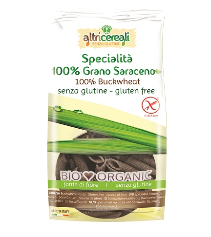 ALTRICEREALI PENNE DI GRANO SARACENO BIO 250 G - maxifarmacia.it