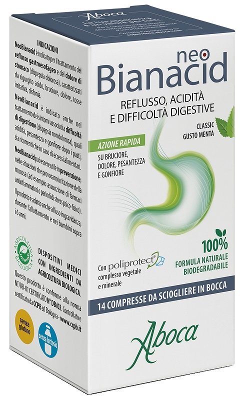 ABOCA NEOBIANACID 45 COMPRESSE MASTICABILI - maxifarmacia.it