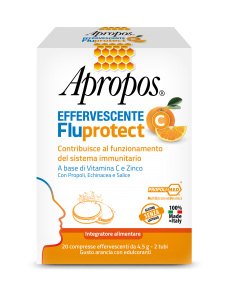 APROPOS FLUPROTECT EFFERVESCENTE C 20 COMPRESSE - maxifarmacia.it