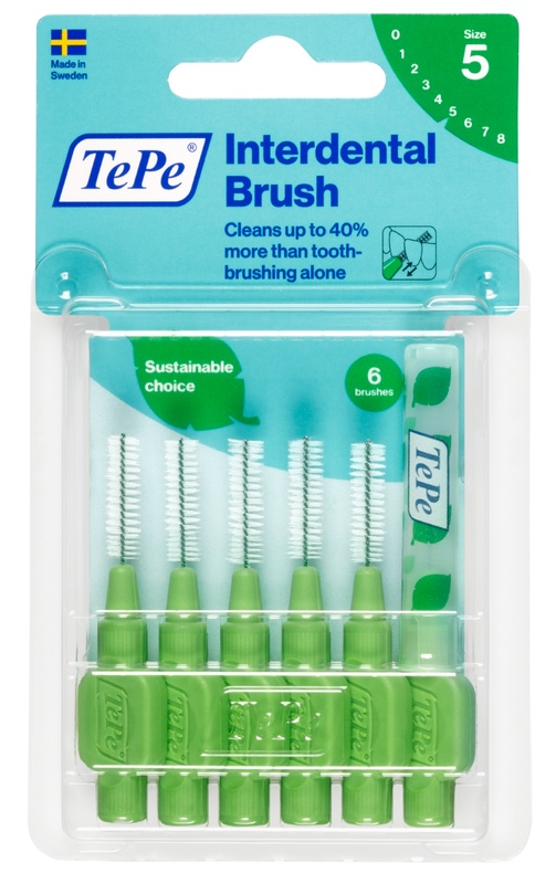 TEPE SCOVOLINO VERDE 0,8MM 6 PEZZI - maxifarmacia.it