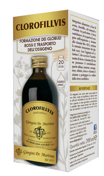 CLOROFILLVIS LIQUIDO ANALCOLICO 200 ML - maxifarmacia.it