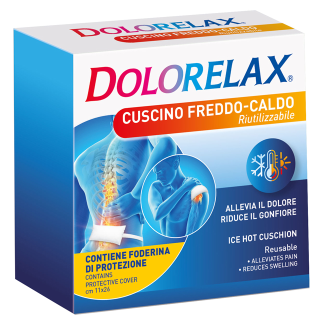 DOLORELAX ICE HOT CUSCINO RIUTILIZZABILE 11X26 CM 2 PEZZI - maxifarmacia.it