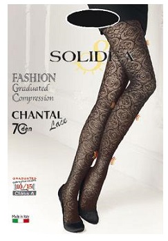 CHANTAL LACE 70 COLLANT FANTASIA NERO 4XL-XL - maxifarmacia.it