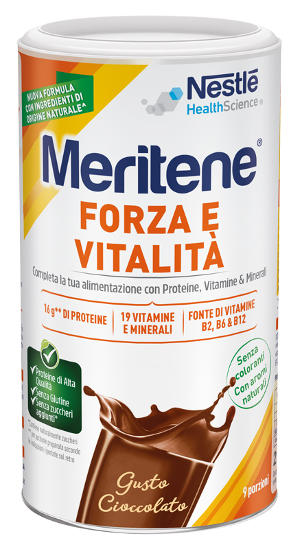 MERITENE FORZA e VITALITA' GUSTO CIOCCOLATO  270g - maxifarmacia.it