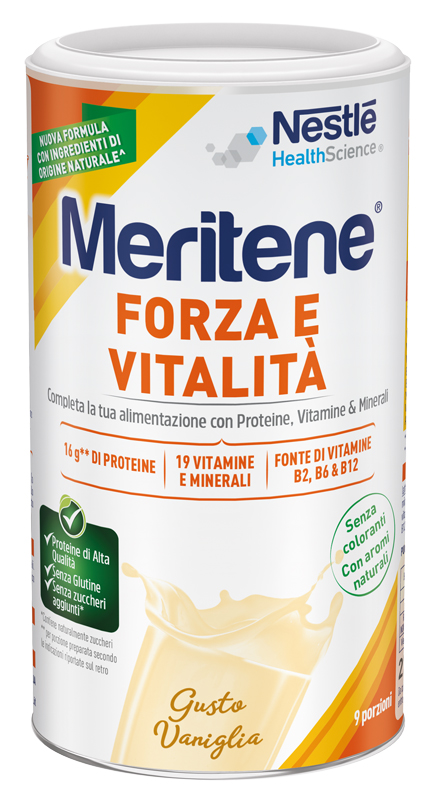 MERITENE FORZA E VITALITA' GUSTO VANIGLIA 270g - maxifarmacia.it